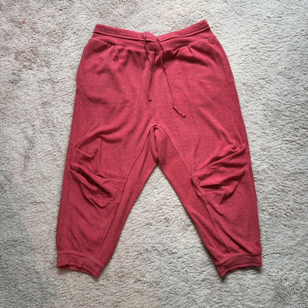 Free People Intimately Day Off Jogger Racer Red Women's Size L